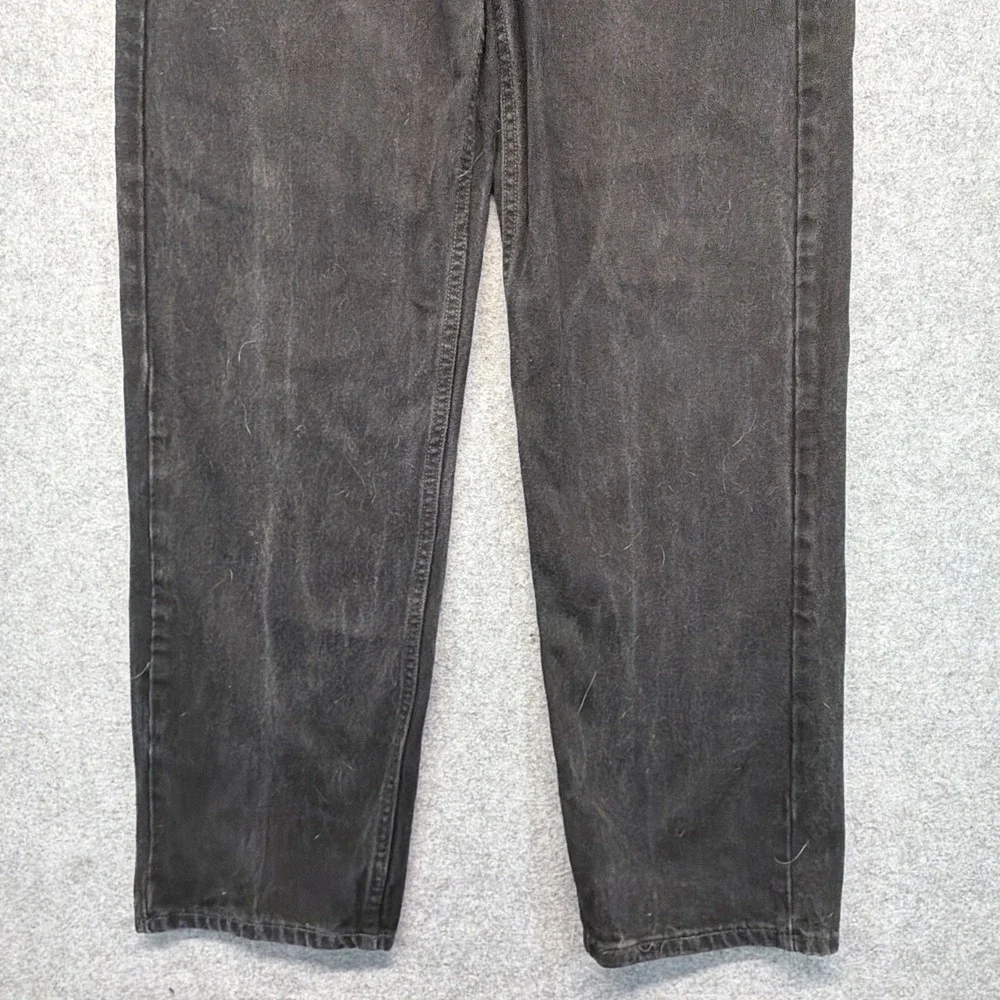 Vintage Levis 565 Made In USA 33x34 Black Grunge Baggy Skate